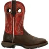 'Durango' Women's 11" LADY REBEL Square Toe - Dark Chestnut And Crimson -Fashion Boots Store DRD0408 profile 1024x1024@2x