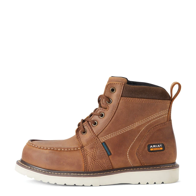'Ariat' Women's Rebar Wedge EH WP Comp Toe - Aged Honey 3 'Ariat' Women's Rebar Wedge EH WP Comp Toe - Aged Honey