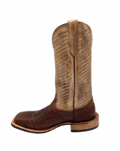 Fenoglio Boots Men's Bison Square Toe - Brown / Tan -Fashion Boots Store FB001012122 1024x1024@2x