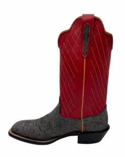 'Fenoglio' Men's 13" Cape Buffalo Western Square Toe - Grey / Red 13 'Fenoglio' Men's 13" Cape Buffalo Western Square Toe - Grey / Red -Fashion Boots Store FB342426282 1024x1024@2x
