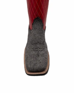 'Fenoglio' Men's 13" Cape Buffalo Western Square Toe - Grey / Red 9 'Fenoglio' Men's 13" Cape Buffalo Western Square Toe - Grey / Red -Fashion Boots Store FB342426284 1024x1024@2x