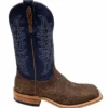 'Fenoglio' Men's 12" Cape Buffalo Western Square Toe - Tan / Blue -Fashion Boots Store FB344112131 1024x1024@2x