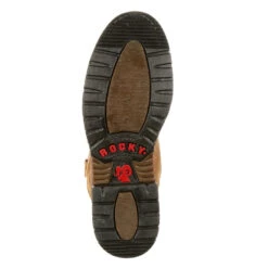'Rocky' Men's 10" Original Ride Branson Roper WP Round Toe - Aztec Crazy Horse -Fashion Boots Store FQ0002733 outsole 1024x1024@2x