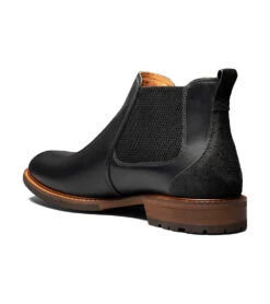 'Florsheim' Men's Lodge Plain Toe Gore Boot - Black Crazy Horse -Fashion Boots Store Florsheim Fall 2020 14285 010 ALT 7 1024x1024@2x