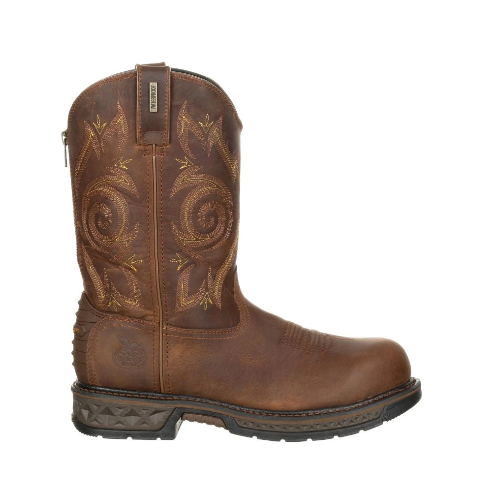 'Georgia Boot' Men's 10" Carbo-Tec EH WP Comp Toe - Brown 3 'Georgia Boot' Men's 10" Carbo-Tec EH WP Comp Toe - Brown