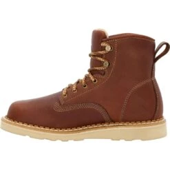 'Georgia Boot' Men's 6" Wedge Moc Toe EH Soft Toe - Brown 15 'Georgia Boot' Men's 6" Wedge Moc Toe EH Soft Toe - Brown -Fashion Boots Store GB00356 instep profile 1024x1024@2x