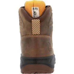 'Georgia Boot' Men's 6" Over Time EH WP Soft Toe - Brown -Fashion Boots Store GB00521 back 1024x1024@2x