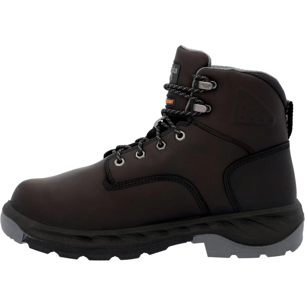 'Georgia Boot' Men's 6" OT Int. MetGuard EH WP Alloy Toe - Black 9 'Georgia Boot' Men's 6" OT Int. MetGuard EH WP Alloy Toe - Black - Image 7