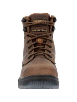 'Georgia Boot' Men's 6" FLXpoint Ultra EH WP Comp Toe - Brown -Fashion Boots Store Georgia GB00552 flxpoint ultra composite waterproof boot front 1024x1024@2x