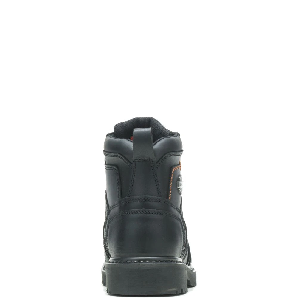 'Harley Davidson' Men's 5" Chad EH Steel Toe - Black 7 'Harley Davidson' Men's 5" Chad EH Steel Toe - Black - Image 5