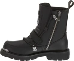 'Harley Davidson' Men's 6" Distortion Skull Zip Boot - Black -Fashion Boots Store HDM D94167 F15 091114 180 1024x1024@2x