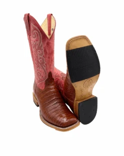 'Anderson Bean' Men's 13" HorsePower Top Hand Western Square Toe - Brandy Caiman Belly / Red Sinsation 10 'Anderson Bean' Men's 13" HorsePower Top Hand Western Square Toe - Brandy Caiman Belly / Red Sinsation -Fashion Boots Store HP80036 1024x1024@2x