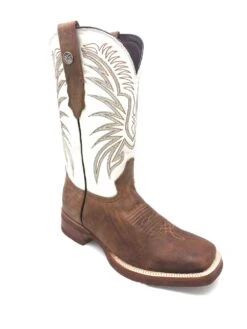 'Tanner Mark' Men's 13" Western Square Toe - Brown / Bone -Fashion Boots Store IMG 3244 1024x1024@2x
