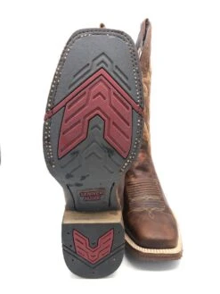 'Tanner Mark' Men's 13" Western Square Toe - Orange (Tan) / Marble Orix -Fashion Boots Store IMG 3260 1024x1024@2x