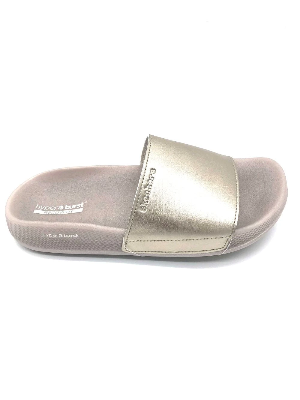 'Skechers' Women's Hyper Slide Shine On Sandal - Gold 3 'Skechers' Women's Hyper Slide Shine On Sandal - Gold