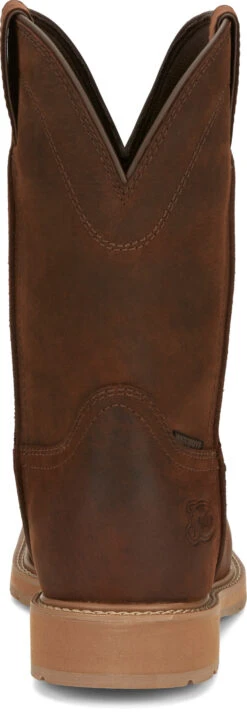 'Justin' Men's 11" Buster Water Buffalo EH WP Steel Toe - Pecan Brown -Fashion Boots Store JST 006 SE3101 1024x1024@2x