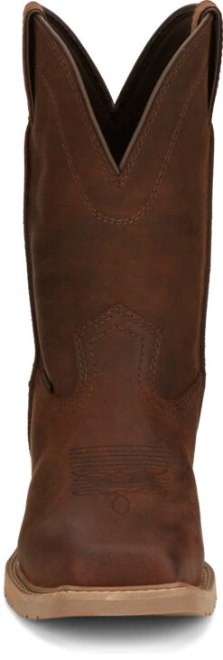 'Justin' Men's 11" Buster Water Buffalo EH WP Steel Toe - Pecan Brown -Fashion Boots Store JST 008 SE3101 1024x1024@2x
