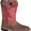 'Smoky Mountain' Children's Jesse Western Square Toe - Brown / Burnt Apple -Fashion Boots Store KVneOTnw 1024x1024@2x