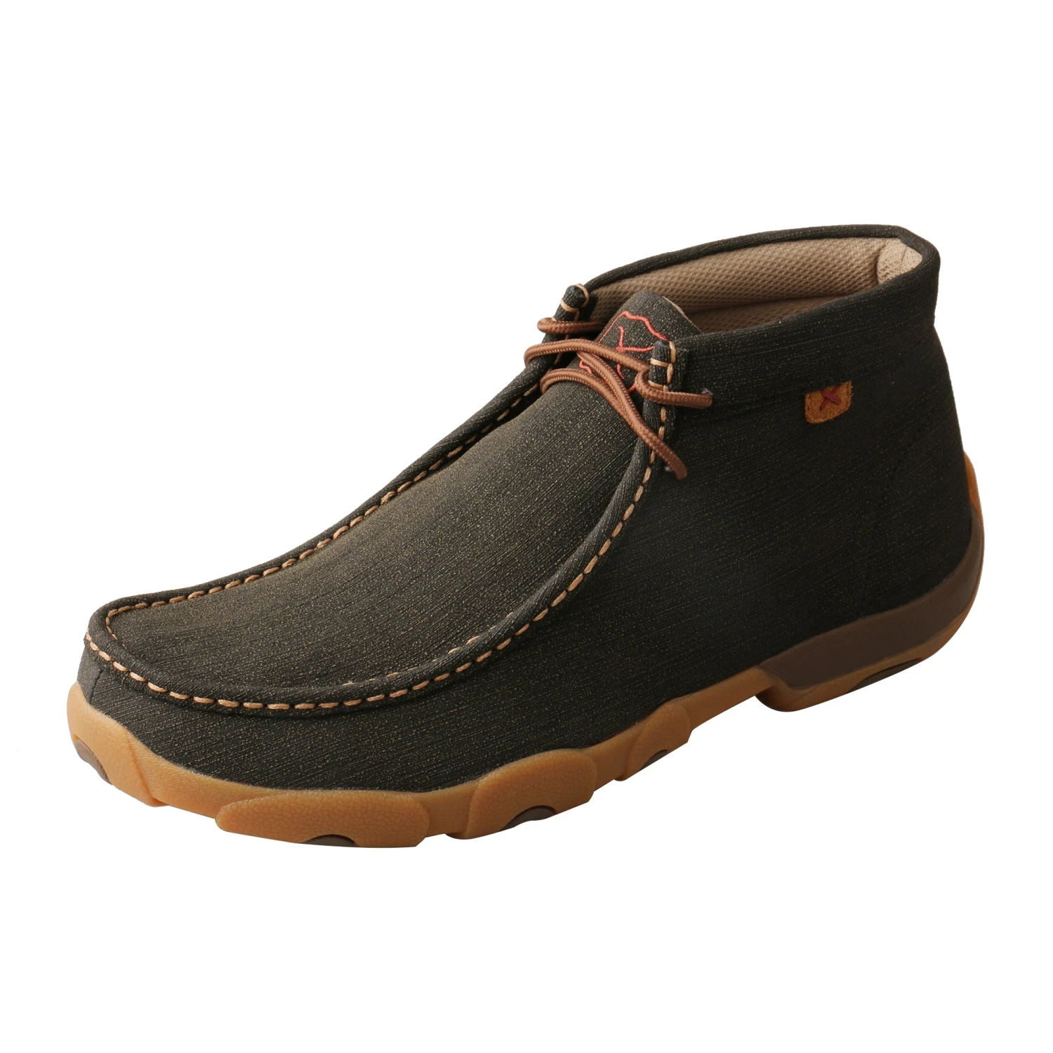 'Twisted X' Men's Chukka Driving Moc - Brown 3 'Twisted X' Men's Chukka Driving Moc - Brown