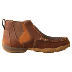 'Twisted X' Men's 4" Chelsea Basket Weave Driving Moc - Oiled Saddle -Fashion Boots Store MDMG005 RT 4800x4800 95517.1618263309 1024x1024@2x