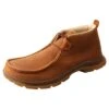 'Twisted X' Men's Chukka Oblique Toe - Oiled Saddle