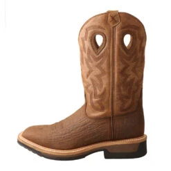 'Twisted X' Men's Lite Western WP Work - Dk. Brown / Tan -Fashion Boots Store MLCWW05.02 1024x1024@2x
