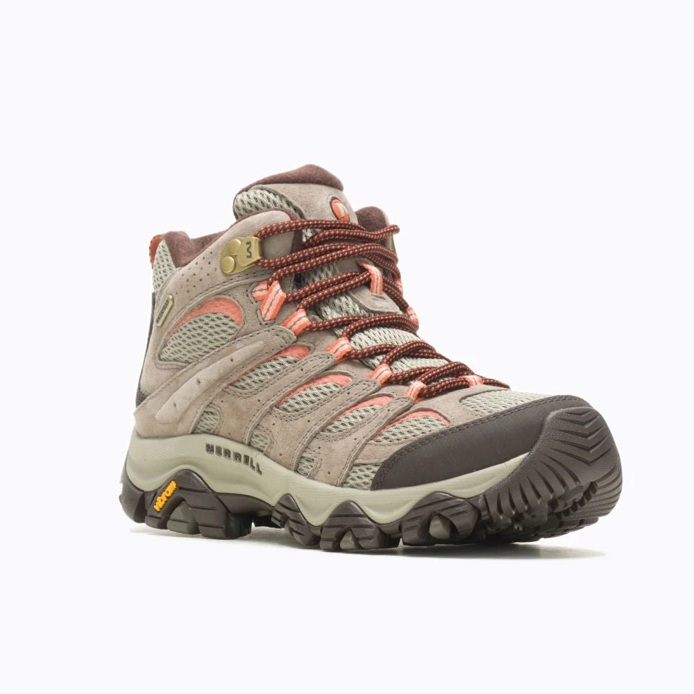 'Merrell' Women's Moab 3 WP Mid Hiker - Bungee Cord 6 'Merrell' Women's Moab 3 WP Mid Hiker - Bungee Cord - Image 4