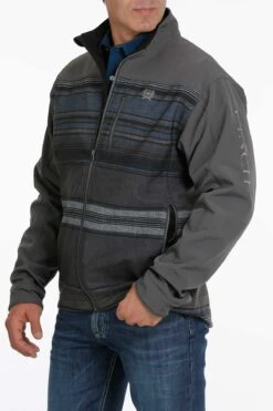 'Cinch' Men's Color Blocked Bonded Jacket - Charcoal 9 'Cinch' Men's Color Blocked Bonded Jacket - Charcoal -Fashion Boots Store MWJ1518006 2 1024x1024@2x