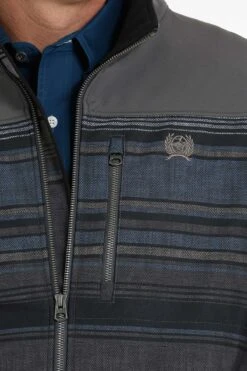 'Cinch' Men's Color Blocked Bonded Jacket - Charcoal 7 'Cinch' Men's Color Blocked Bonded Jacket - Charcoal -Fashion Boots Store MWJ1518006 4 1024x1024@2x