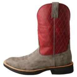 'Twisted X' Men's 11" Tech-X Cellstretch Western Square Toe - Grey / Red 13 'Twisted X' Men's 11" Tech-X Cellstretch Western Square Toe - Grey / Red -Fashion Boots Store MXW0005 LT 4800x4800 295991a0 f381 405c ace7 6d176b45ecbb 1024x1024@2x
