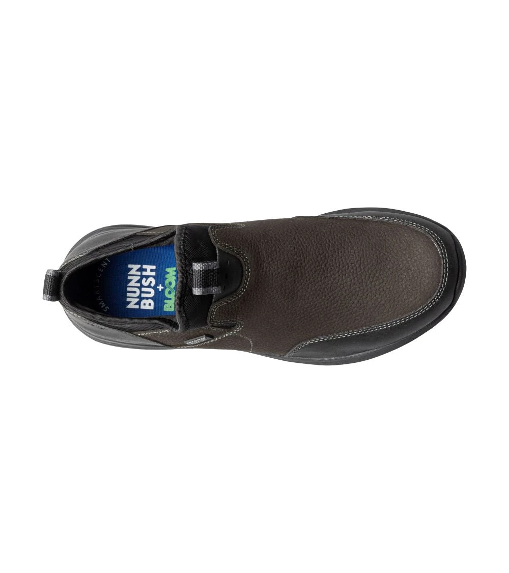 'Nunn Bush' Men's Excursion Moc Toe Slip On - Charcoal 4 'Nunn Bush' Men's Excursion Moc Toe Slip On - Charcoal - Image 2