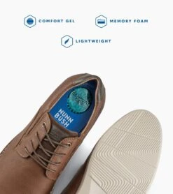 'Nunn Bush' Men's Baybridge Plain Toe Oxford - Brown -Fashion Boots Store NunnBush Spring 2021 84903 200 ALT T 1024x1024@2x