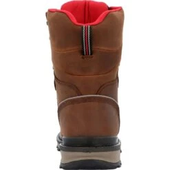 'Rocky' Men's 8" Rams Horn EH WP Comp Toe - Dark Brown -Fashion Boots Store RKK0394 back 1024x1024@2x