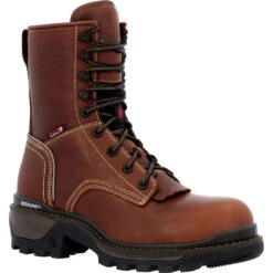 'Rocky' Men's 9" Rams Horn EH WP Logger Soft Toe - Brown 14 'Rocky' Men's 9" Rams Horn EH WP Logger Soft Toe - Brown -Fashion Boots Store RKK0395 1024x1024@2x