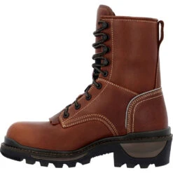'Rocky' Men's 9" Rams Horn EH WP Logger Soft Toe - Brown 15 'Rocky' Men's 9" Rams Horn EH WP Logger Soft Toe - Brown -Fashion Boots Store RKK0395 instep profile 1024x1024@2x