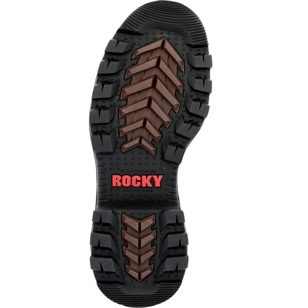 'Rocky' Men's 9" Rams Horn EH WP Logger Soft Toe - Brown 5 'Rocky' Men's 9" Rams Horn EH WP Logger Soft Toe - Brown - Image 3