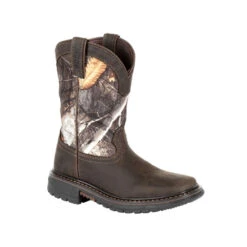 'Rocky' Youth Ride FLX WP Boot - Brown / Realtree Camo -Fashion Boots Store RKW0258C 1024x1024@2x