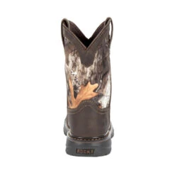 'Rocky' Youth Ride FLX WP Boot - Brown / Realtree Camo -Fashion Boots Store RKW0258C back 1024x1024@2x
