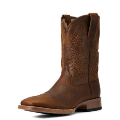 'Ariat' Men's 11" Rowder VentTek 360° Western Square Toe - Earth / Mack Brown -Fashion Boots Store S22 MNS WEST 10040237 3 4 front 1024x1024@2x