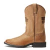 'Ariat' Youth Patriot 2.0 Square Toe - Homestead Brown 1 'Ariat' Youth Patriot 2.0 Square Toe - Homestead Brown -Fashion Boots Store S22 YTH WEST 10039909 side 1024x1024@2x