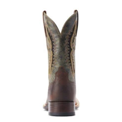 'Ariat' Men's 11" Rowder VentTEK 360° Western Square Toe - Rust / Forest Green -Fashion Boots Store S23 MNS WEST 10044478 heel 1024x1024@2x