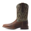 'Ariat' Men's 11" Rowder VentTEK 360° Western Square Toe - Rust / Forest Green -Fashion Boots Store S23 MNS WEST 10044478 side 1024x1024@2x