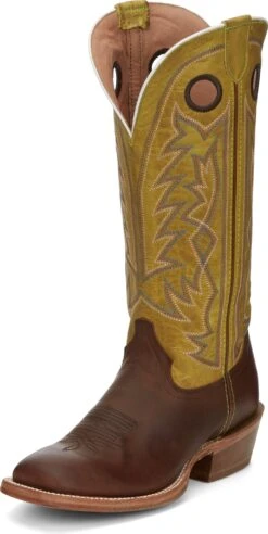 'Tony Lama' Men's 15" Fairview Buckaroo Western Square Toe - Brown / Moss Green 17 'Tony Lama' Men's 15" Fairview Buckaroo Western Square Toe - Brown / Moss Green -Fashion Boots Store TNL 010 SA2001 1024x1024@2x