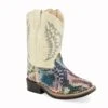 'Old West' Toddler Broad Square Toe - Multi / Cream -Fashion Boots Store VB1077 1024x1024@2x
