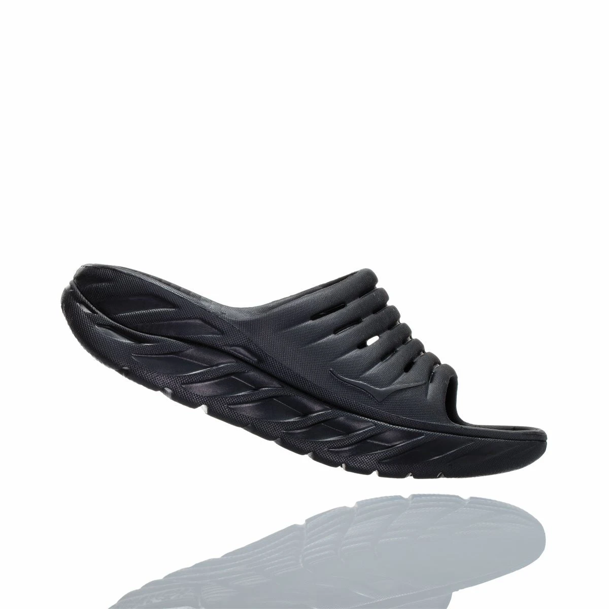 'HOKA' Women's Ora Recovery Slide - Black/Black 6 'HOKA' Women's Ora Recovery Slide - Black/Black - Image 4