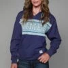 'Kimes Ranch' Women's North Star Hoodie - Marine Blue Heather -Fashion Boots Store north star hoodie marine blue womens 1 1024x1024@2x
